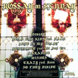 Ro$$ay On Sxnday Back Cover