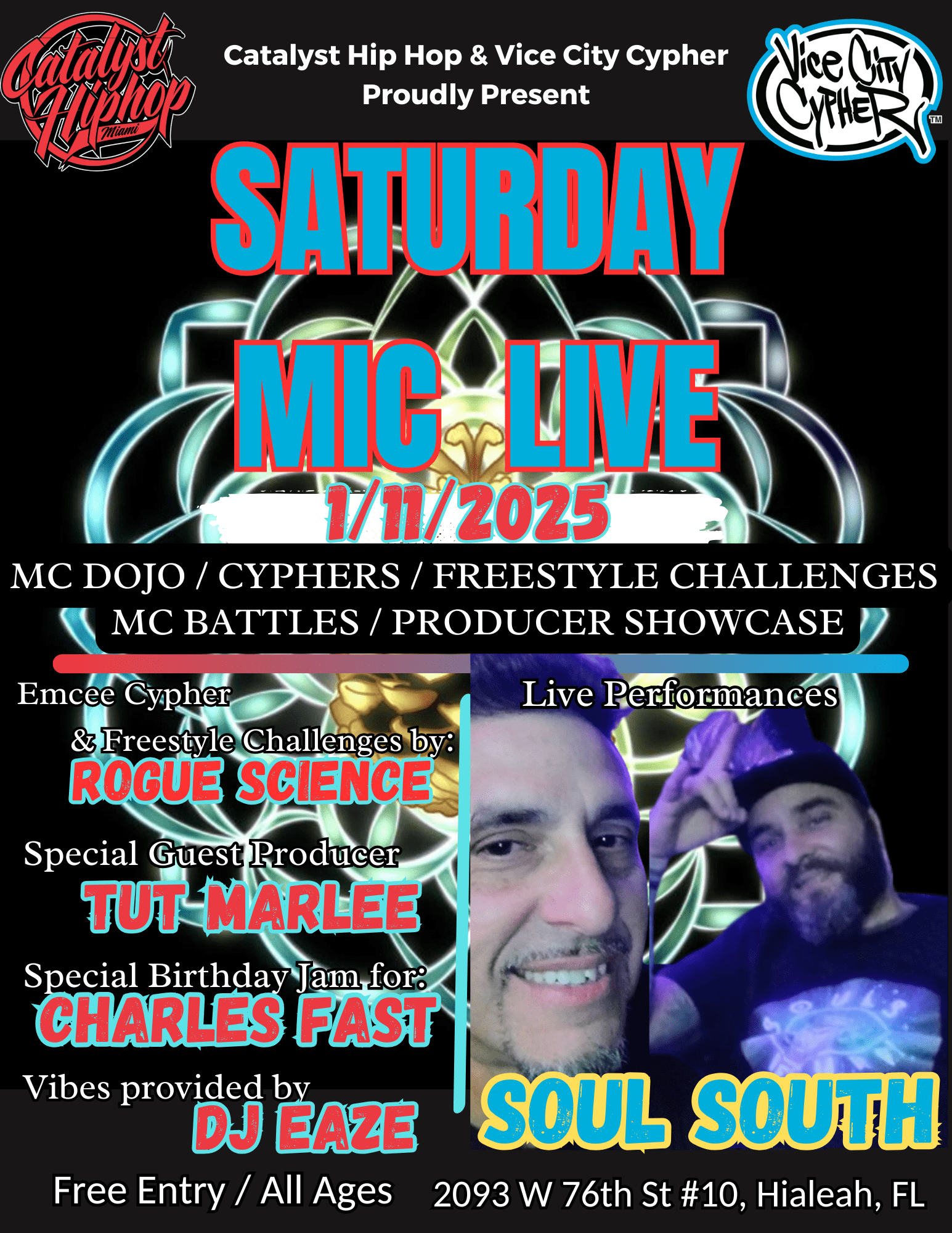 Soul South at SATURDAY MIC LIVE 1/11/25